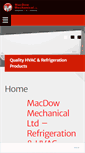 Mobile Screenshot of macdowmechanical.com